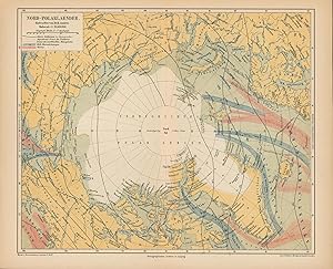 Bild des Verkufers fr Nord-Polarlaender von 1874,Mastab 1:25.400.000 zum Verkauf von Antiquariat Kastanienhof