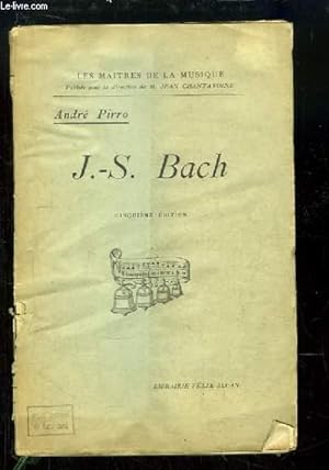 Bild des Verkufers fr J.-S. Bach. zum Verkauf von Le-Livre