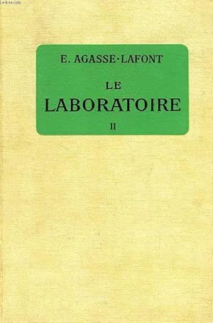 Bild des Verkufers fr LE LABORATOIRE, TOME II zum Verkauf von Le-Livre