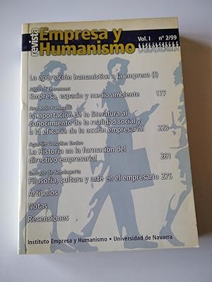 Revista EMPRESA Y HUMANISMO (Vol. I, nº 2/99)