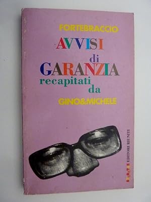 Bild des Verkufers fr AVVISI DI GARANZIA Recapitati da Gino & Michele. Prima Edizione: Giugno 1993" zum Verkauf von Historia, Regnum et Nobilia