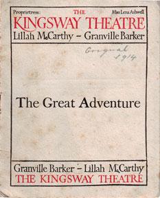 Program for The Great Adventure.