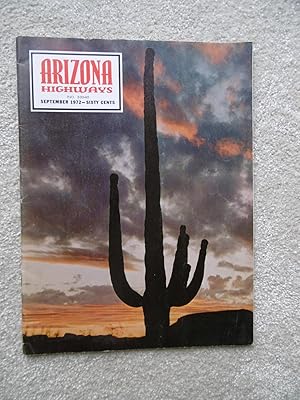 Seller image for Arizona Highways, September 1972 - Vol XLVIII (48) No 9 for sale by Carvid Books