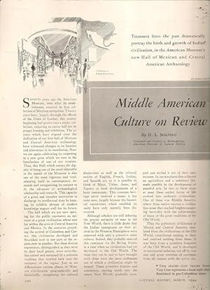 Seller image for Middle American Culture on Review/The Glory Before Cortez for sale by The Book Collector, Inc. ABAA, ILAB