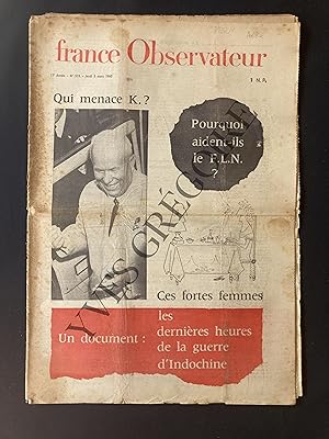 FRANCE OBSERVATEUR-N°513-3 MARS 1960