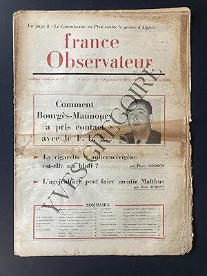 FRANCE OBSERVATEUR-N°375-18 JUILLET 1957