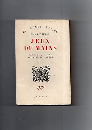 Image du vendeur pour JEUX DE MAINS.Roman . Traduit de l'espagnol par E. Coindreau. mis en vente par Librairie CLERC
