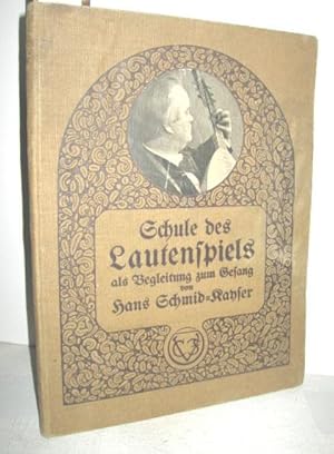 Image du vendeur pour Schule des Lautenspiels als Begleitung zum Gesang mis en vente par Antiquariat Zinnober