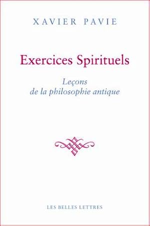 Bild des Verkufers fr Exercices Spirituels Leons de la philosophie antique zum Verkauf von Calepinus, la librairie latin-grec