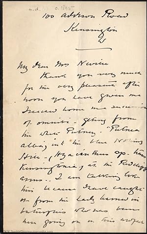 Seller image for Splendid collection of 27 Autograph Letters Signed (Mary Henrietta, 1860-1901, Traveller, Ethnologist and Author) for sale by Sophie Dupre  ABA ILAB PADA