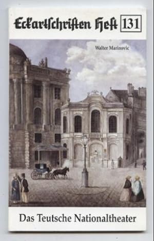 Bild des Verkufers fr Das Teutsche Nationaltheater. Unser Burgtheater von Joseph II. bis Peymann. zum Verkauf von Leonardu