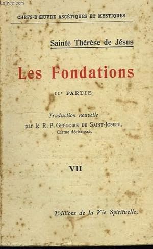 Image du vendeur pour LES FONDATIONS, IIe PARTIE, VII mis en vente par Le-Livre