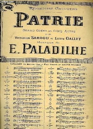 Bild des Verkufers fr PATRIE zum Verkauf von Le-Livre