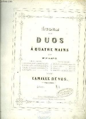 Seller image for ECOLE DU DUOS A QUATRE MAINS for sale by Le-Livre