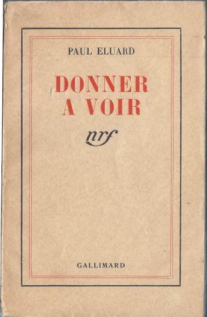 Seller image for Donner  voir (mention de 5me dition) for sale by LES TEMPS MODERNES