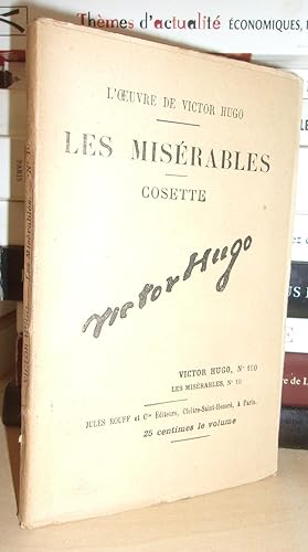 Image du vendeur pour LES MISERABLES - (Cosette) N° 10 - L'Oeuvre De Victor Hugo - T190 mis en vente par Planet'book