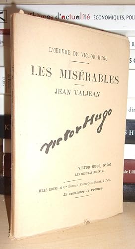 Imagen del vendedor de LES MISERABLES - (Jean Valjean) N 27 - L'Oeuvre De Victor Hugo - T207 a la venta por Planet's books