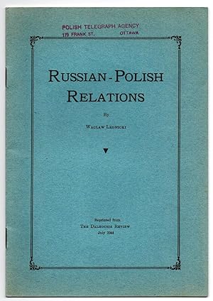 Immagine del venditore per Russian-Polish Relations venduto da Attic Books (ABAC, ILAB)