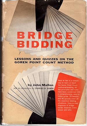 Image du vendeur pour Bridge Bidding: Lessons And Quizzes on the Goren Point Count Method mis en vente par Dorley House Books, Inc.