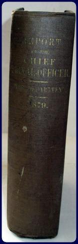 Immagine del venditore per ANNUAL REPORT OF THE CHIEF SIGNAL-OFFICER TO THE SECRETARY OF THE ARMY.YEAR 1879. venduto da Parnassus Book Service, Inc