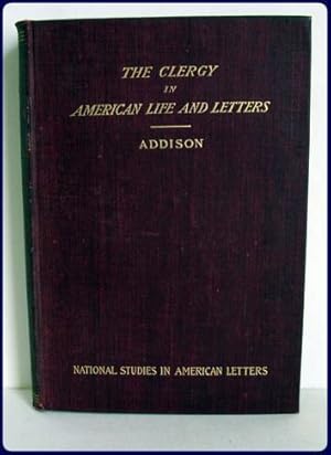 Image du vendeur pour THE CLERGY IN AMERICAN LIFE AND LETTERS. mis en vente par Parnassus Book Service, Inc