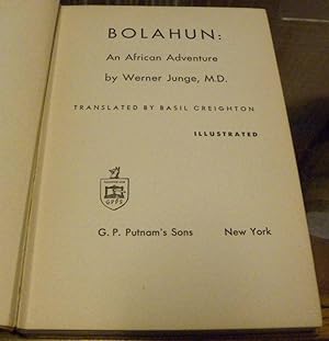 Imagen del vendedor de BOLAHUN: An African Adventure. a la venta por Parnassus Book Service, Inc