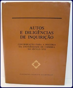 Seller image for AUTOS E DILIGERNCIAS DE INQUIRICAO. Contribuicao para a. for sale by Parnassus Book Service, Inc