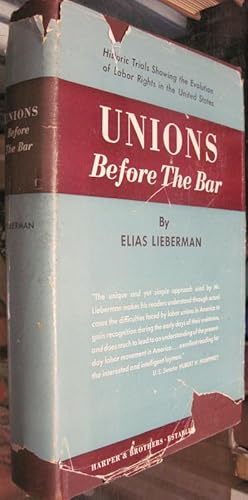 Imagen del vendedor de UNIONS BEFORE THE BAR a la venta por Parnassus Book Service, Inc