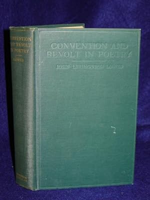 Image du vendeur pour Convention and Revolt in Poetry mis en vente par Gil's Book Loft
