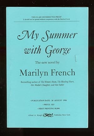 Bild des Verkufers fr My Summer with George zum Verkauf von Between the Covers-Rare Books, Inc. ABAA