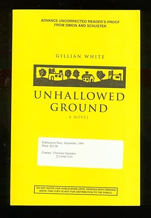 Image du vendeur pour Unhallowed Ground mis en vente par Between the Covers-Rare Books, Inc. ABAA