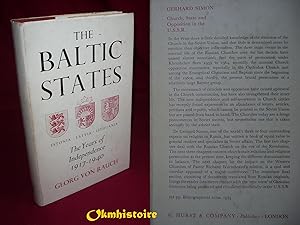 Imagen del vendedor de The Baltic States : The Years of Independence- 1917 - 1940 a la venta por Okmhistoire