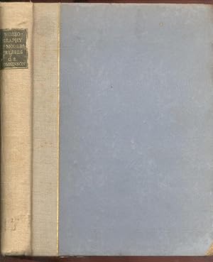 Imagen del vendedor de A Select Bibliography of the Principal Modern Presses, Public and Private, in Great Britain and Ireland a la venta por Peter Keisogloff Rare Books, Inc.