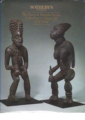 (Auction Catalogue) Sotheby's, April 21, 1990. THE HARRY A. FRANKLIN COLLECTION OF AFRICAN ART