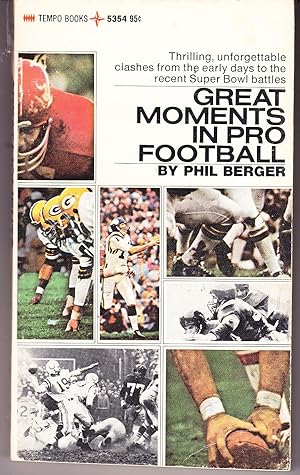 Seller image for Great Moments in Pro Football for sale by John Thompson