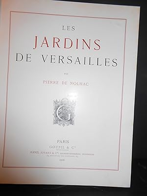 Image du vendeur pour Les jardins de Versailles. mis en vente par Llibreria Antiquria Casals