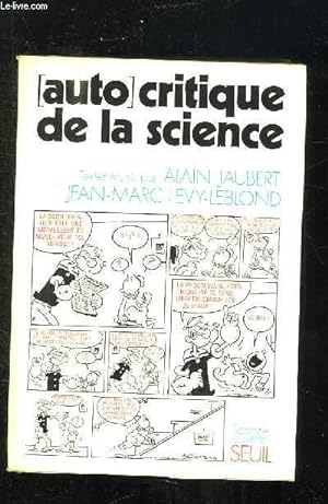 Image du vendeur pour AUTO CRITIQUE DE LA SCIENCE. mis en vente par Le-Livre