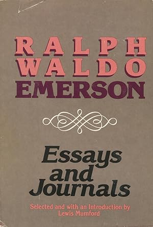 Ralph Waldo Emerson: Essays And Journals