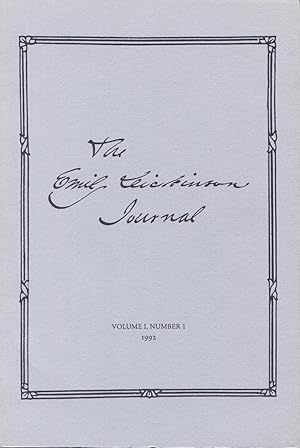 Imagen del vendedor de The Emily Dickinson Journal a la venta por Kenneth A. Himber