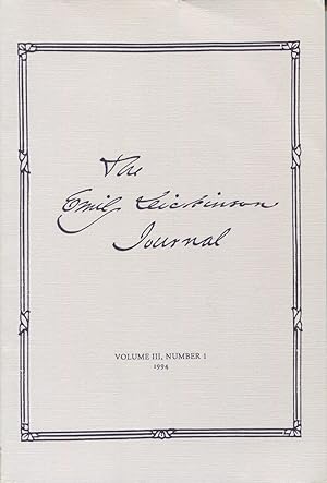 Seller image for The Emily Dickinson Journal for sale by Kenneth A. Himber
