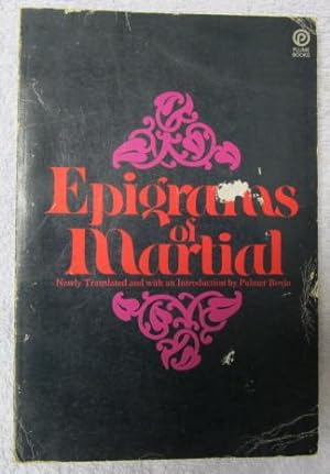 Imagen del vendedor de Epigrams Of Martial a la venta por Glenbower Books