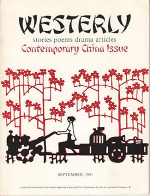 Bild des Verkufers fr Westerly. A Quarterly Review. Contemporary China Issue. zum Verkauf von Asia Bookroom ANZAAB/ILAB