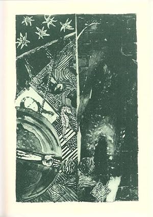 Seasons, the "Summer, State II" green ( Limited Ed. original lithograph by Jasper Johns)