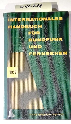 Internationales Handbuch Für Rundfunk und Fernsehen 1959