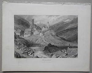 Image du vendeur pour Hospenthal, Switzerland, Antique, Engraving, Print mis en vente par Maynard & Bradley