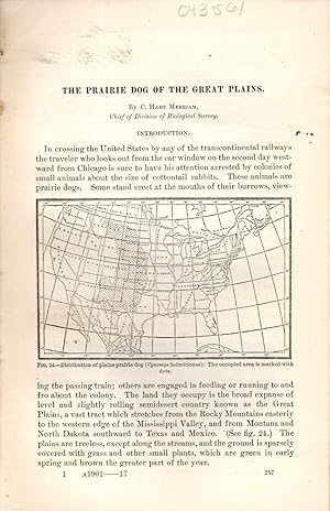 Immagine del venditore per The Prairie Dog of the Great Plains".article Disbound from Yearbook of the Department of Agriculture, 1901 venduto da Dorley House Books, Inc.