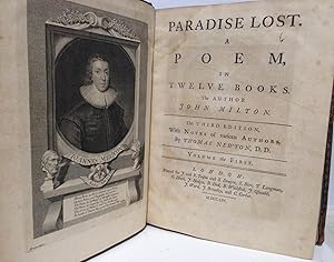 Paradise Lost. A Poem, in Twelve Books. The author John Milton. The Fifth  Edition, With Notes of various Authors, By Thomas Newton, D. D. Joseph  Gulston's copy, John MILTON