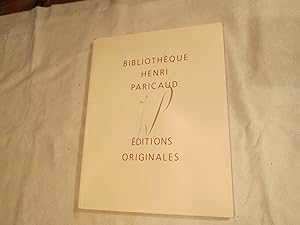Bibliothèque Henri Paricaud. Éditions Originales.