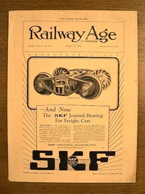 Seller image for RAILWAY AGE: VOLUME 85, NUMBER 8, AUGUST 25, 1928 for sale by Robert Gavora, Fine & Rare Books, ABAA