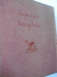 Seller image for Altgriechische Liebesgedichte for sale by Alte Bcherwelt
